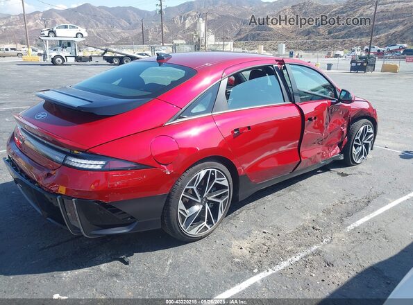 KMHM34AAXSA085994 2025 HYUNDAI IONIQ 6 Red ხელსაწყოთა პანელის ხედი