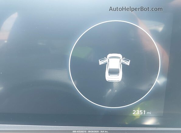 KMHM34AAXSA085994 2025 HYUNDAI IONIQ 6 Red სალონის 360-გრადუსიანი ხედი