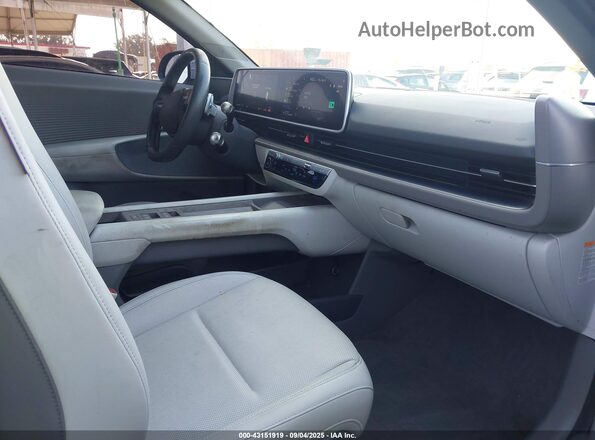 KMHM34AC8PA024507 2023 HYUNDAI IONIQ 6 White Widok wnętrza z przodu
