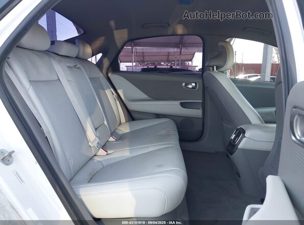 KMHM34AC8PA024507 2023 HYUNDAI IONIQ 6 White Widok naklejki z numerem VIN