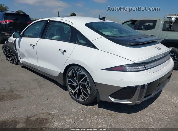 KMHM54AC3RA064233 2024 HYUNDAI IONIQ 6 White Tył lewy