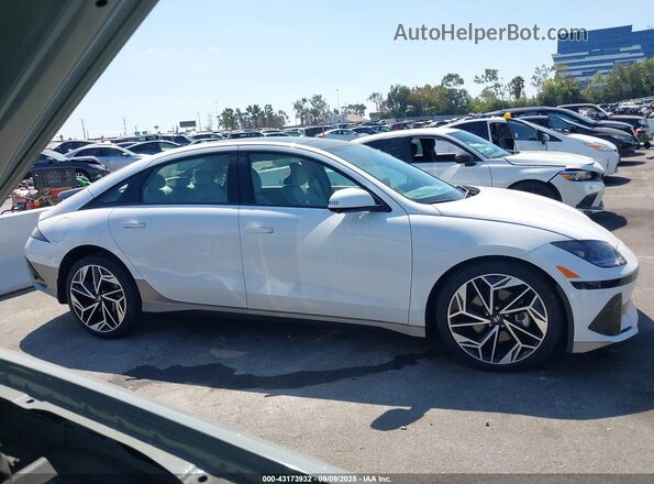 KMHM54AC3RA064233 2024 HYUNDAI IONIQ 6 White Widok wnętrza z tyłu