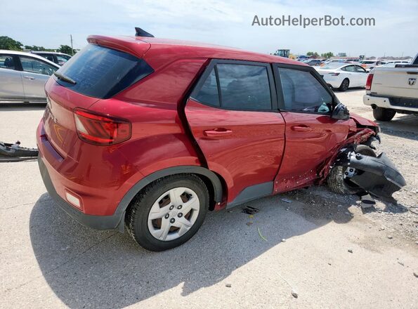 KMHRB8A37LU019016 2020 HYUNDAI VENUE Red Задня права чверть