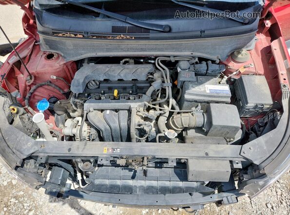 KMHRB8A37LU019016 2020 HYUNDAI VENUE Red Вид задньої частини салону