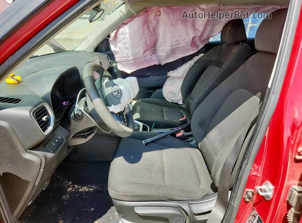 KMHRB8A37LU019016 2020 HYUNDAI VENUE Red Вид салону спереду