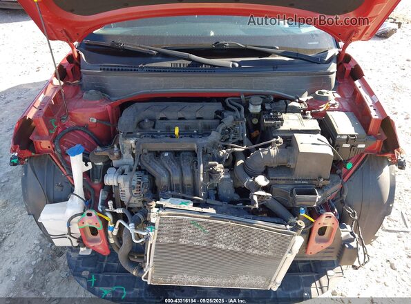 KMHRB8A38LU015511 2020 HYUNDAI VENUE Red Widok z tyłu