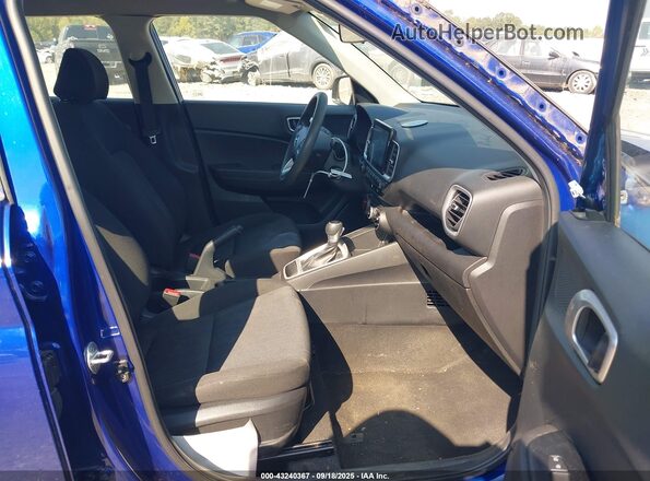 KMHRB8A39MU066291 2021 HYUNDAI VENUE Blue Vista interior delantera
