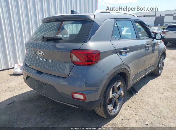 KMHRC8A30MU105444 2021 HYUNDAI VENUE Серый Задняя правая четверть