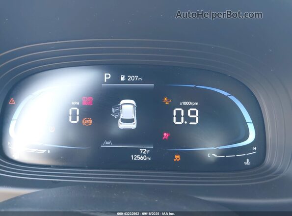 KMHRC8A31PU273341 2023 HYUNDAI VENUE Gray Vista de los asientos traseros