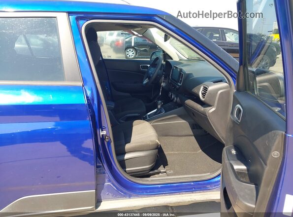 KMHRC8A32LU018238 2020 HYUNDAI VENUE Blue Vista interior delantera