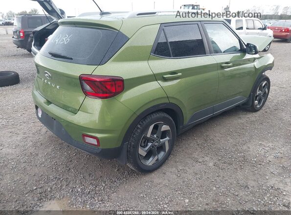 KMHRC8A33PU212136 2023 HYUNDAI VENUE Green Задня права чверть