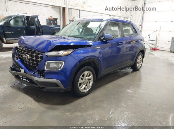 KMHRC8A34LU025580 2020 HYUNDAI VENUE Blue Front left