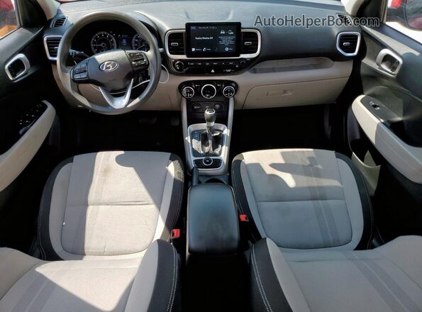 KMHRC8A35LU019903 2020 HYUNDAI VENUE Red Widok deski rozdzielczej