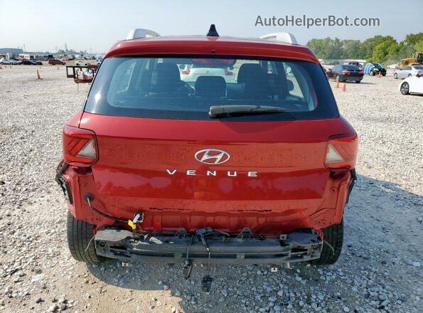 KMHRC8A35LU019903 2020 HYUNDAI VENUE Red Widok z tyłu