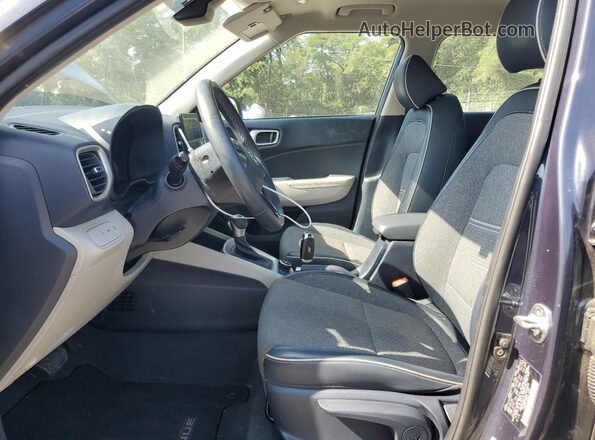 KMHRC8A35LU050634 2020 HYUNDAI VENUE Blue წინა სალონის ხედი