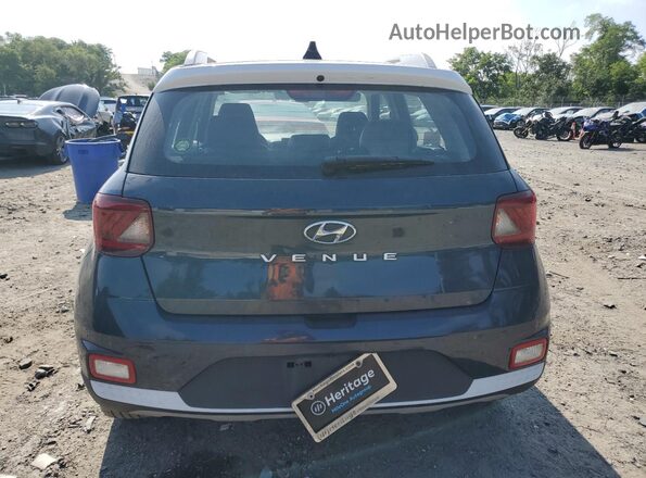 KMHRC8A35LU050634 2020 HYUNDAI VENUE Blue უკანა ხედი