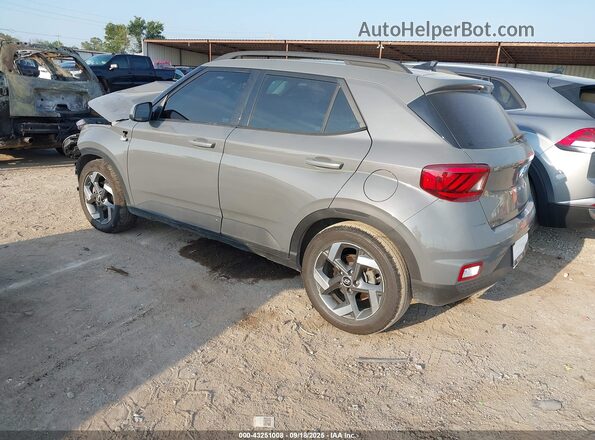 KMHRC8A35MU063739 2021 HYUNDAI VENUE Серый Задняя левая четверть