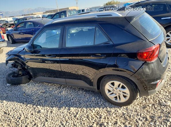 KMHRC8A36LU028755 2020 HYUNDAI VENUE Black Հետևի ձախ