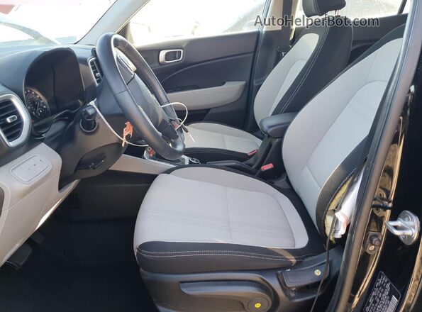 KMHRC8A36LU028755 2020 HYUNDAI VENUE Black Սալոնի դիմացի տեսք
