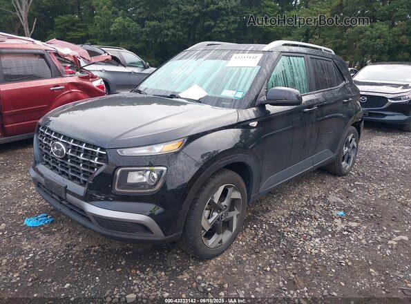 KMHRC8A39PU216479 2023 HYUNDAI VENUE Черный Передняя левая четверть