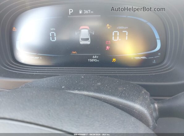 KMHRC8A3XPU256523 2023 HYUNDAI VENUE Black უკანა სავარძლების ხედი