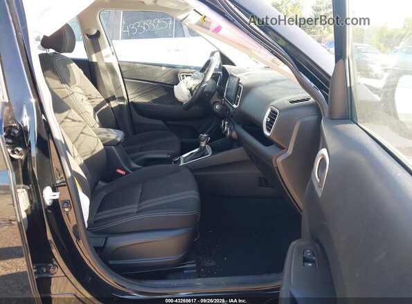 KMHRC8A3XPU256523 2023 HYUNDAI VENUE Black წინა სალონის ხედი