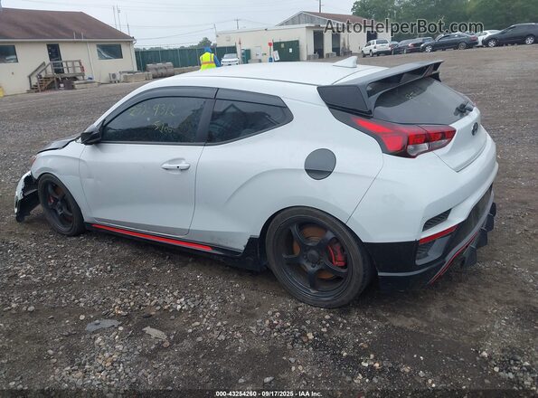 KMHT36AH4LU003746 2020 HYUNDAI VELOSTER N White უკანა სალონის ხედი