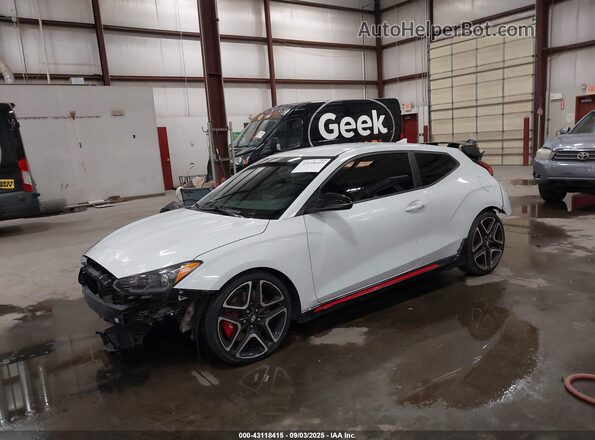 KMHT36AH5LU005666 2020 HYUNDAI VELOSTER N Белый Передняя левая четверть