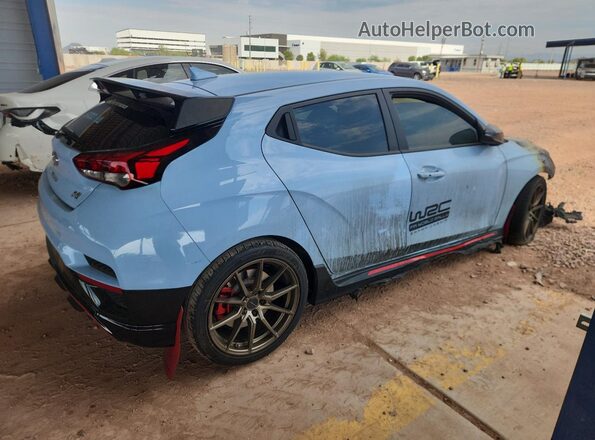 KMHT36AH8NU014882 2022 HYUNDAI VELOSTER Blue უკანა მარჯვენა