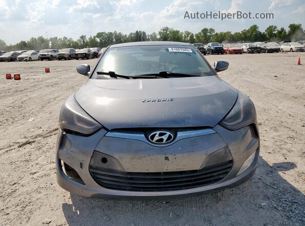 KMHTC6AD2HU315309 2017 HYUNDAI VELOSTER Gray 