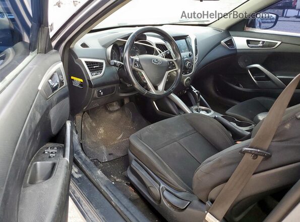 KMHTC6AD2HU315309 2017 HYUNDAI VELOSTER Gray 