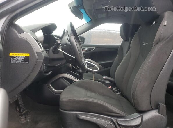 KMHTC6AD3HU307414 2017 HYUNDAI VELOSTER Gray 