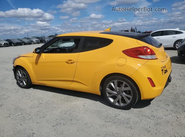 KMHTC6AD7HU308324 2017 HYUNDAI VELOSTER Yellow 