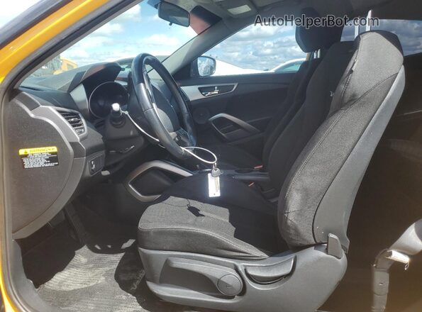 KMHTC6AD7HU308324 2017 HYUNDAI VELOSTER Yellow 
