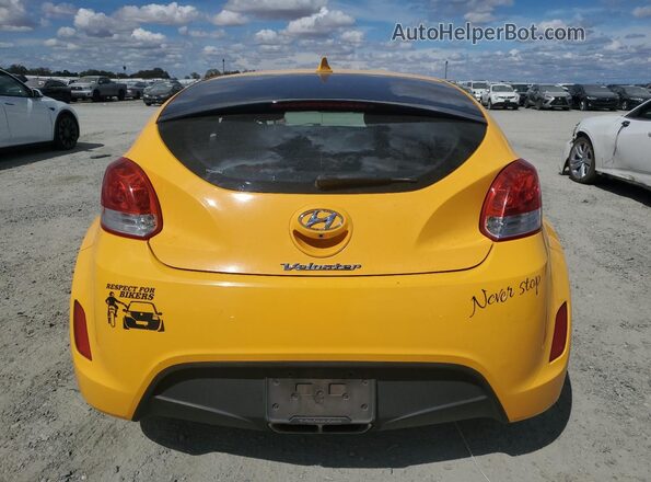 KMHTC6AD7HU308324 2017 HYUNDAI VELOSTER Yellow 