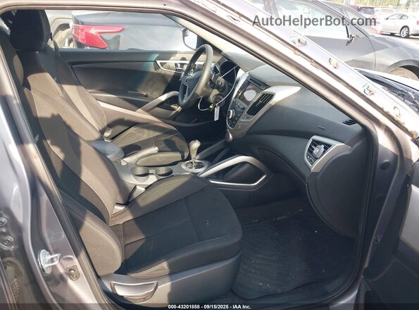 KMHTC6AD8GU248617 2016 HYUNDAI VELOSTER Gray Սալոնի դիմացի տեսք