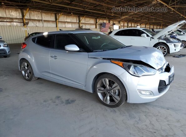 KMHTC6AD9HU320779 2017 HYUNDAI VELOSTER Silver 