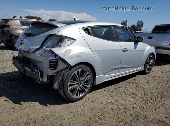 KMHTC6AE5HU314762 2017 HYUNDAI VELOSTER Серебряный 