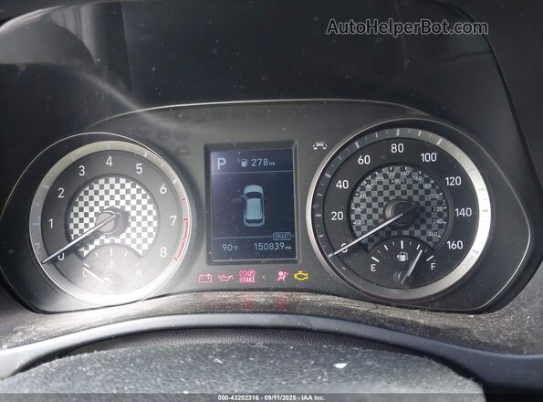 KMHTG6AF8LU022433 2020 HYUNDAI VELOSTER Black უკანა სავარძლების ხედი