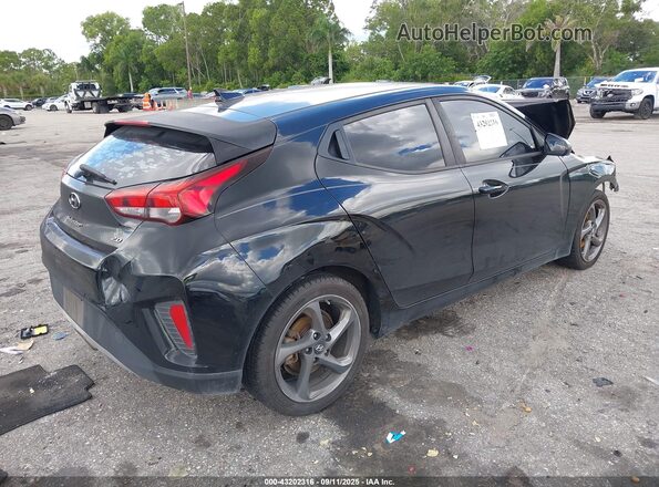 KMHTG6AF8LU022433 2020 HYUNDAI VELOSTER Black უკანა მარჯვენა