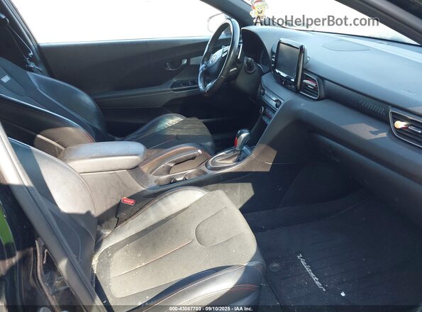 KMHTG6AFXLU028234 2020 HYUNDAI VELOSTER Black Front interior view