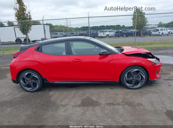 KMHTH6AB0LU031119 2020 HYUNDAI VELOSTER Red Vista interior trasera