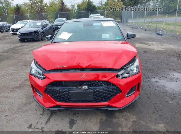 KMHTH6AB0LU031119 2020 HYUNDAI VELOSTER Red Vista del cuadro de instrumentos