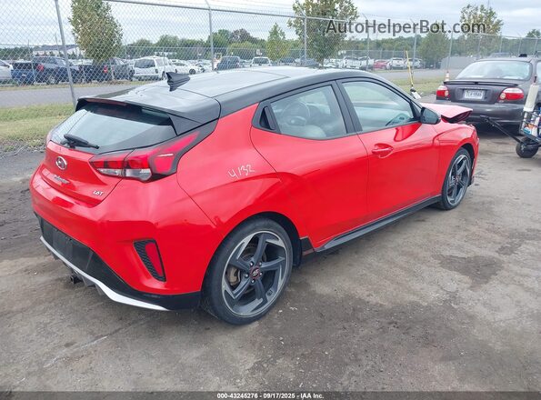 KMHTH6AB0LU031119 2020 HYUNDAI VELOSTER Red Trasero derecho