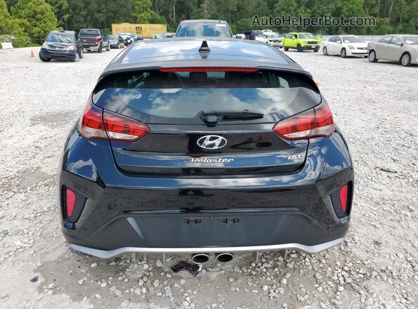 KMHTH6ABXKU009904 2019 HYUNDAI VELOSTER Black Вид ззаду