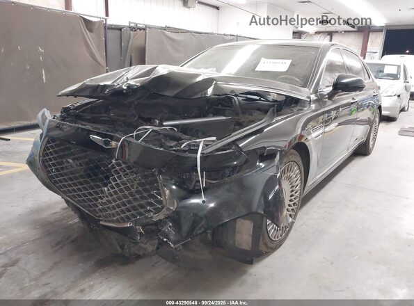 KMTF54PH1MU090273 2021 GENESIS G90 Brown Przód lewy