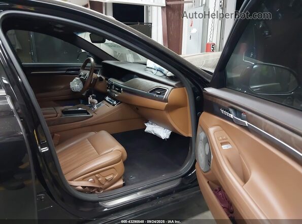 KMTF54PH1MU090273 2021 GENESIS G90 Brown Widok wnętrza z przodu
