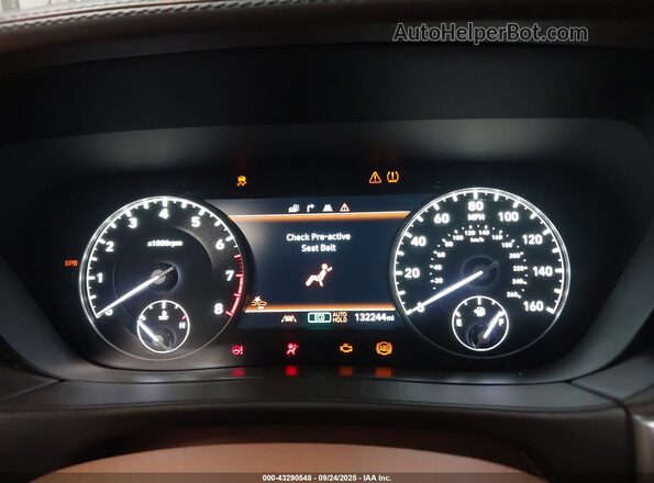 KMTF54PH1MU090273 2021 GENESIS G90 Brown Widok tylnych siedzeń