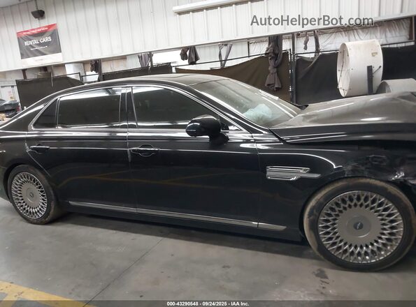 KMTF54PH1MU090273 2021 GENESIS G90 Brown Widok wnętrza z tyłu
