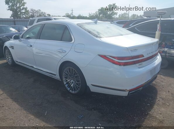 KMTF54PH9MU089274 2021 GENESIS G90 White უკანა მარცხენა